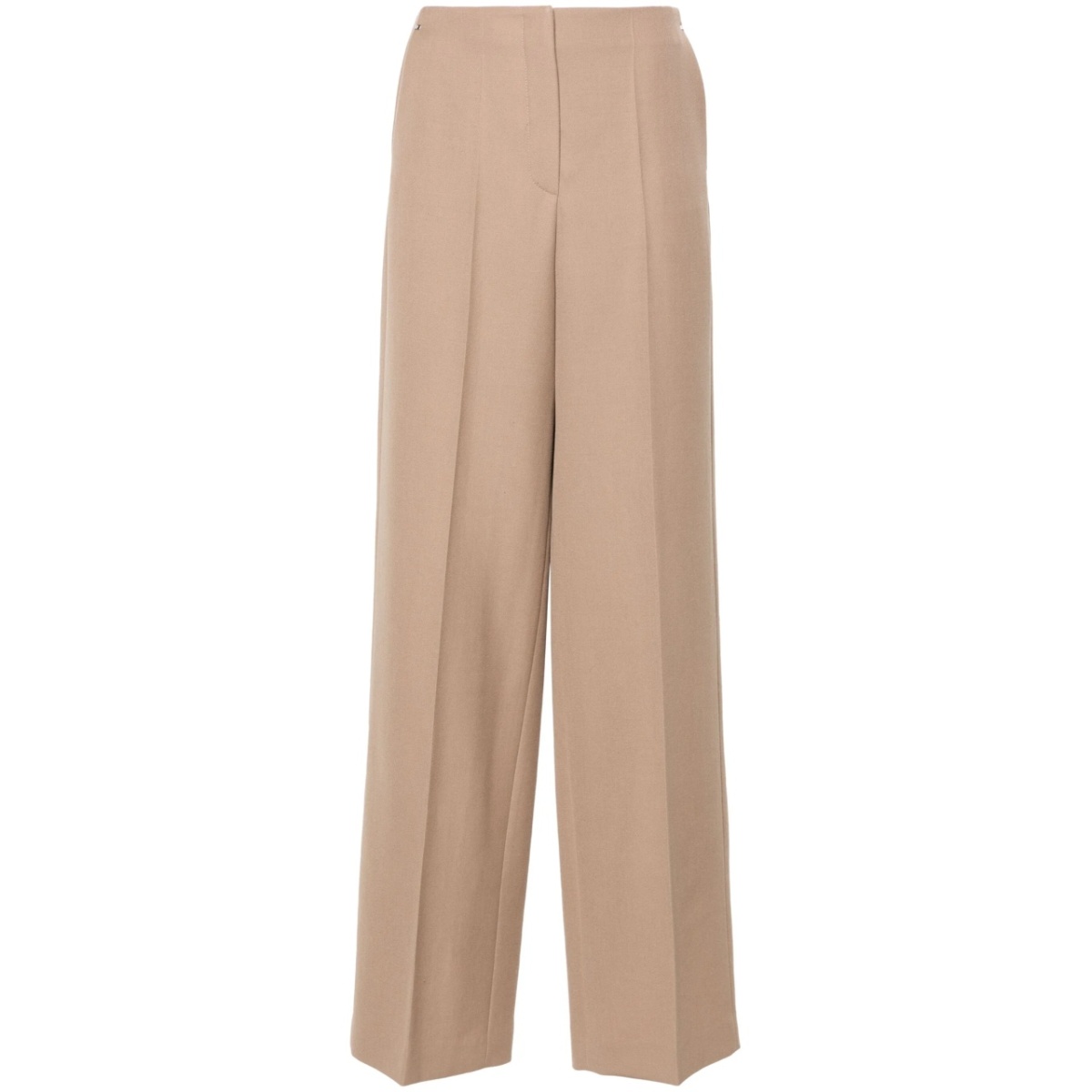 grain-de-poudre wool trousers