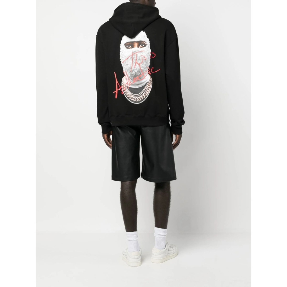 graphic-print cotton hoodie - Img 2