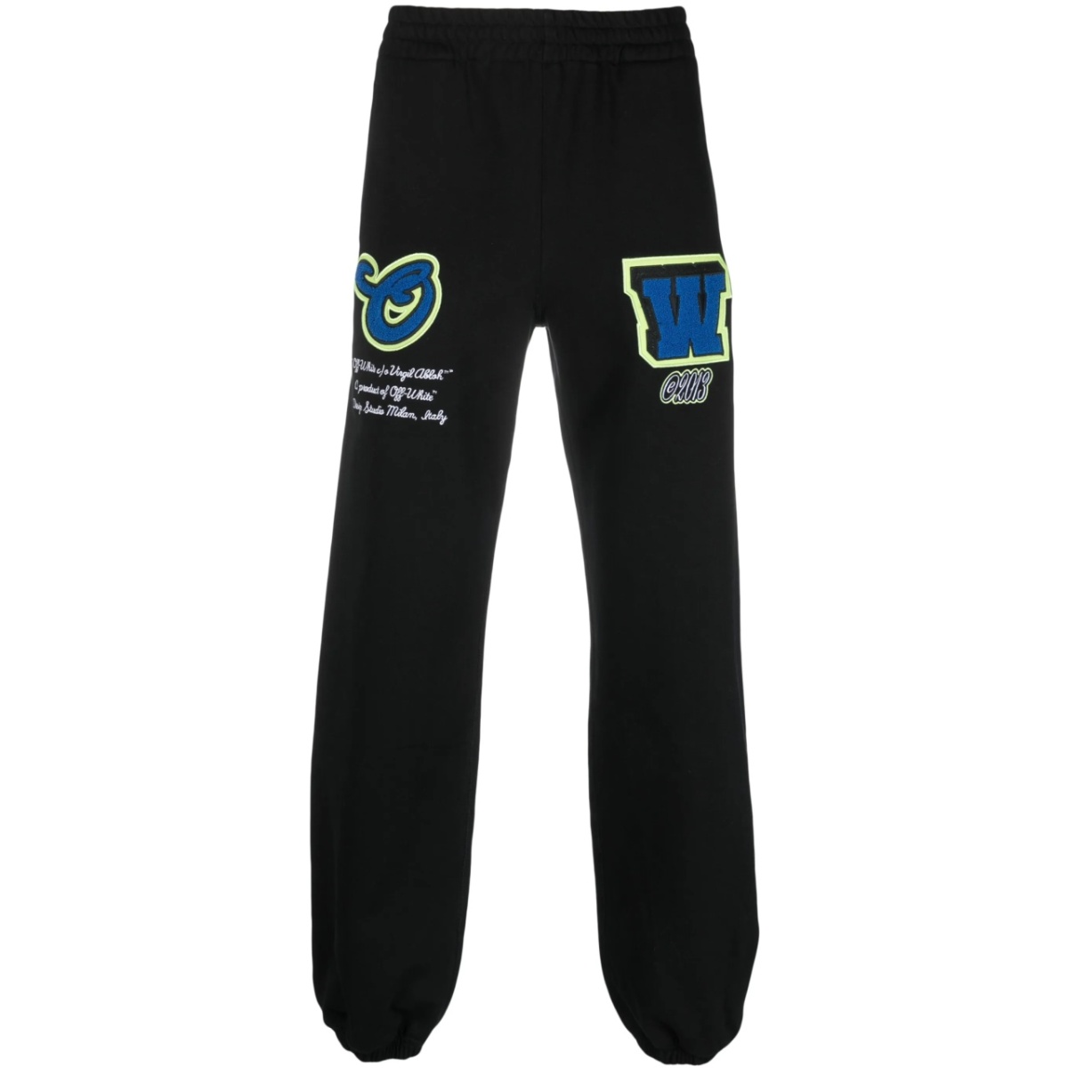 graphic-print track pants