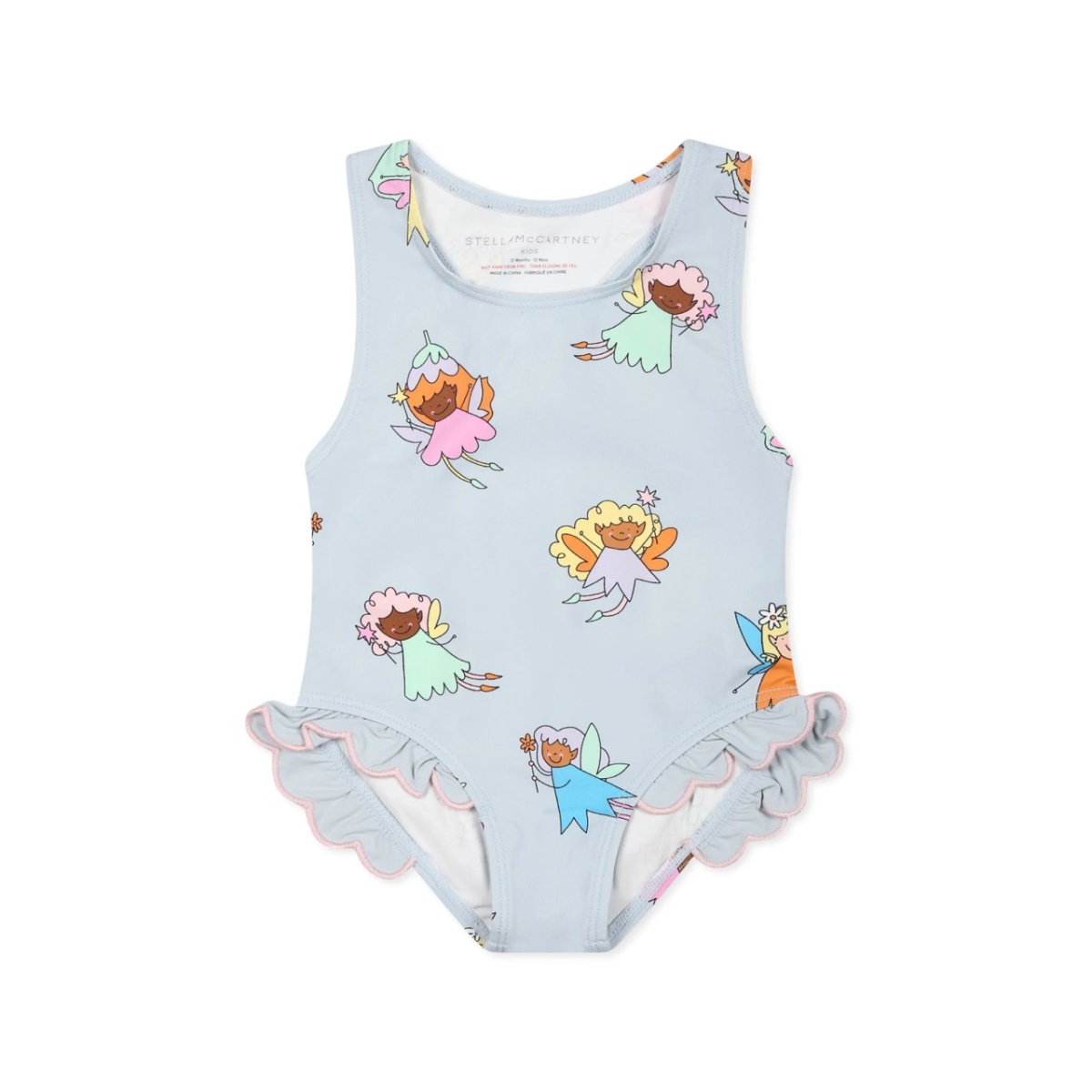 greaphic-print swimsuit