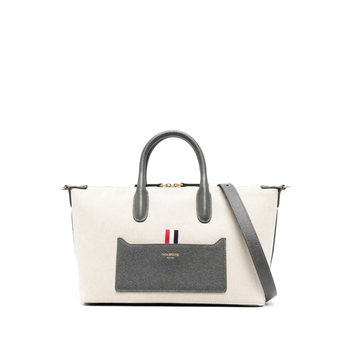grosgrain-loop tote bag
