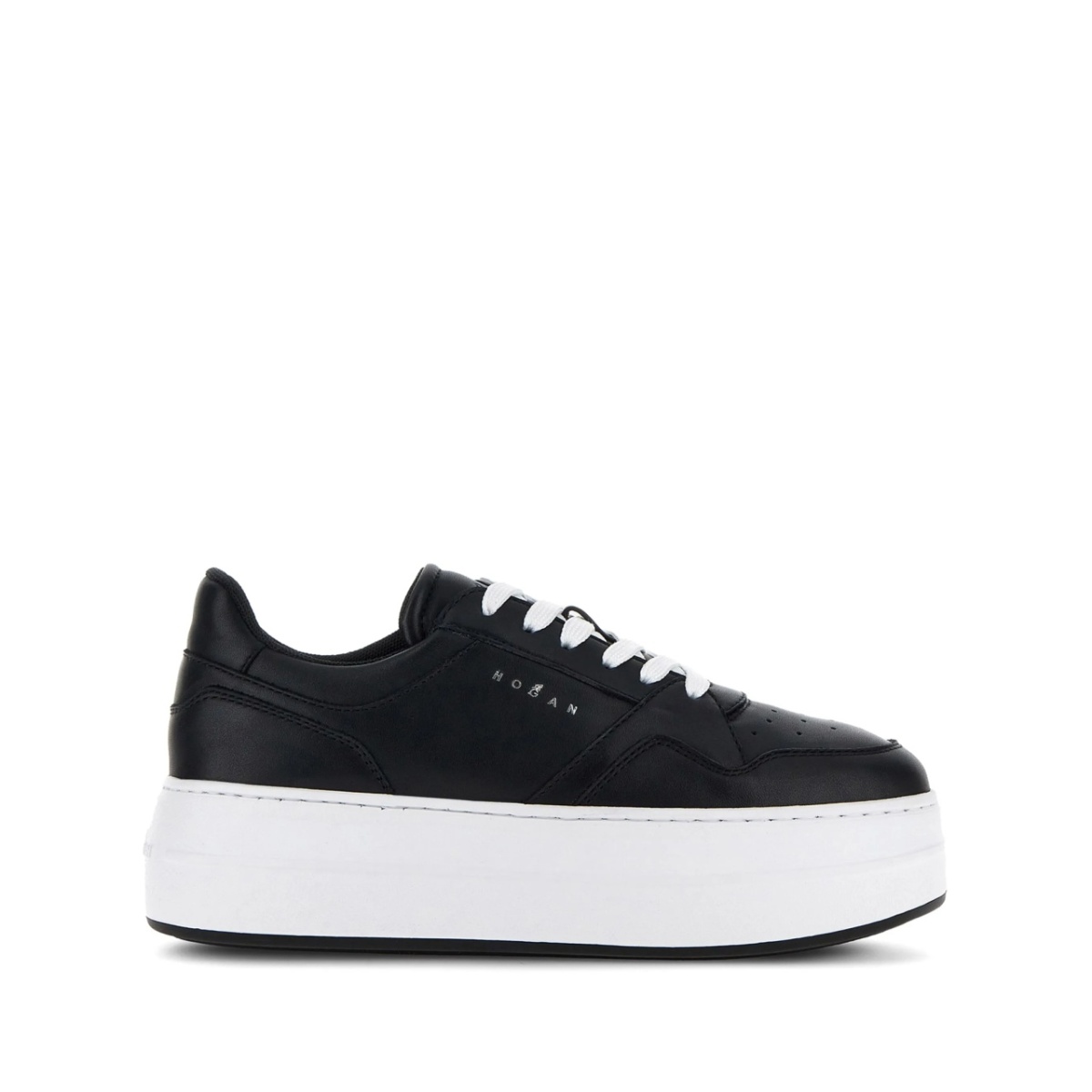 H670 flatform leather sneakers