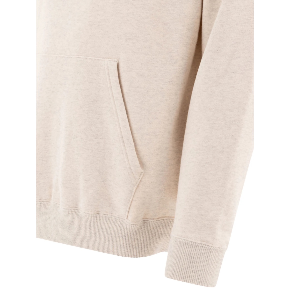 half-zip kangaroo-pocket sweatshirt - Img 3
