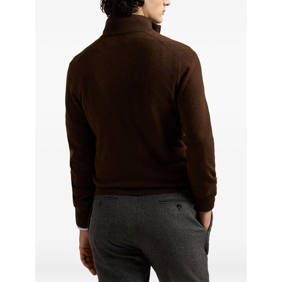 half-zip merino wool pullover - Img 4
