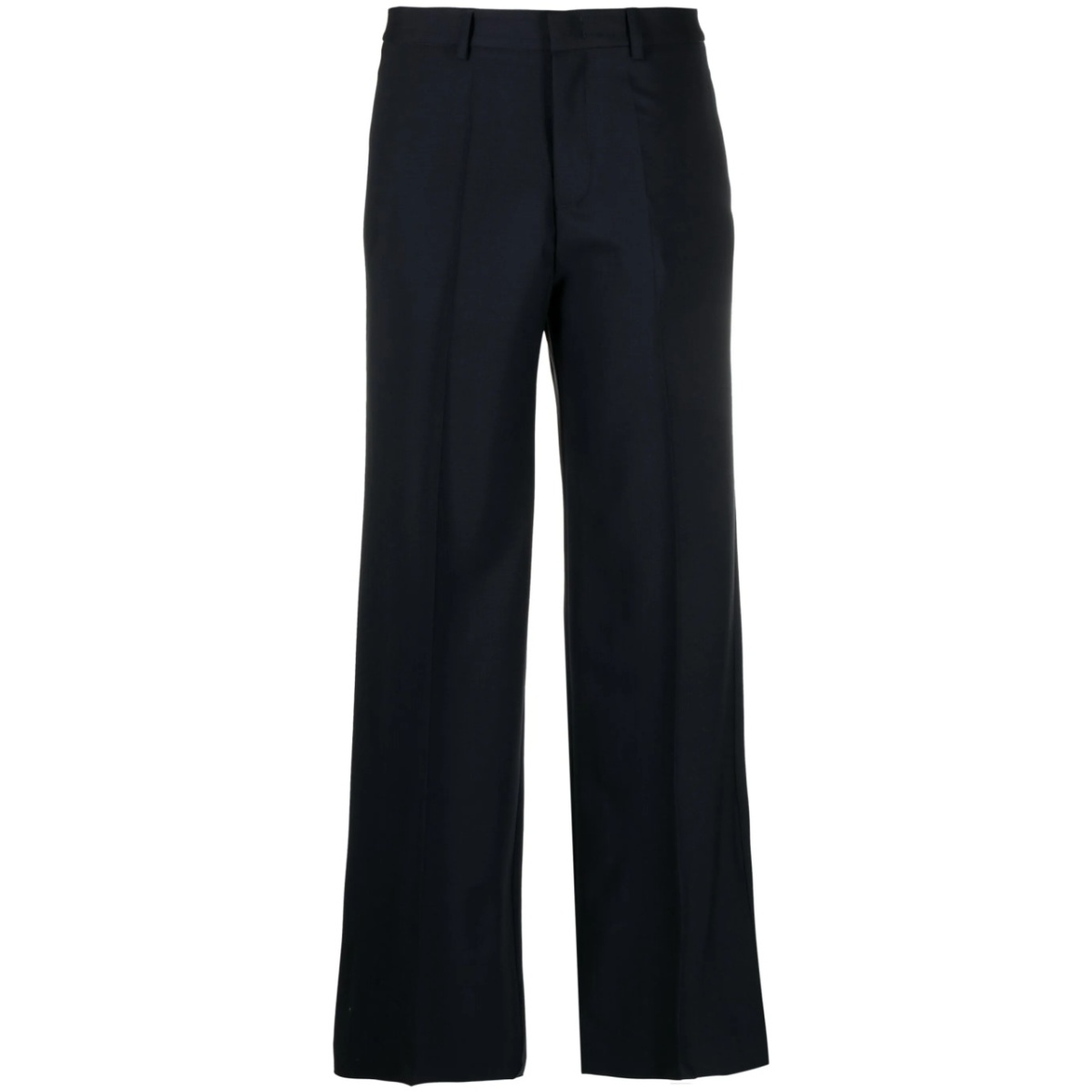 high-waist wide-leg trousers