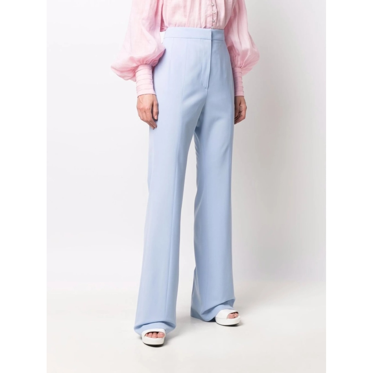 high-waisted palazzo pants - Img 3
