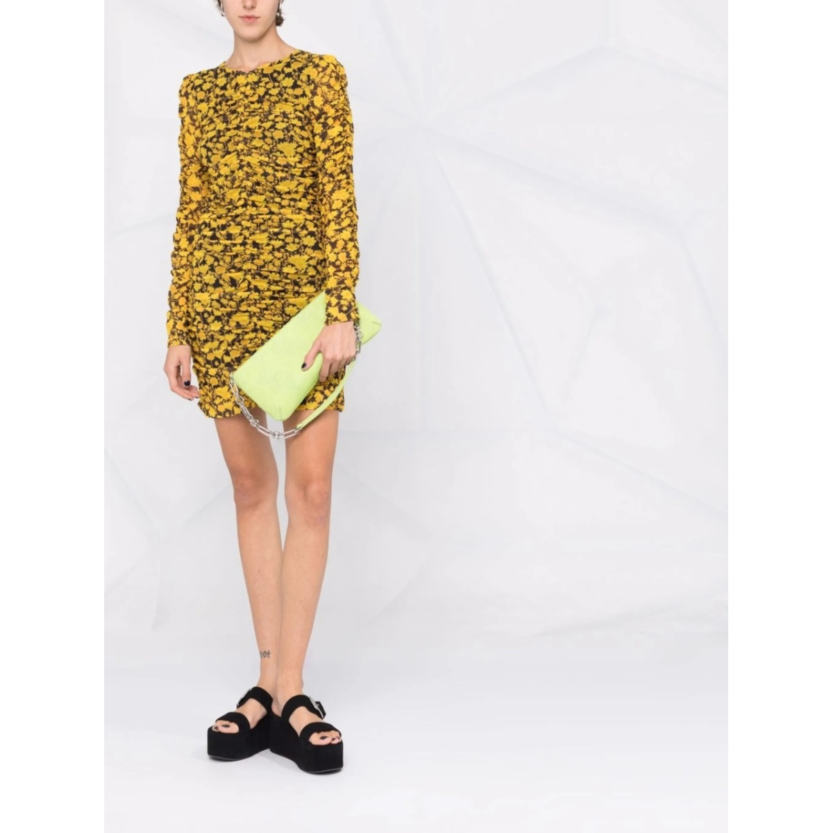 Holly perforated-logo shoulder bag - Img 2
