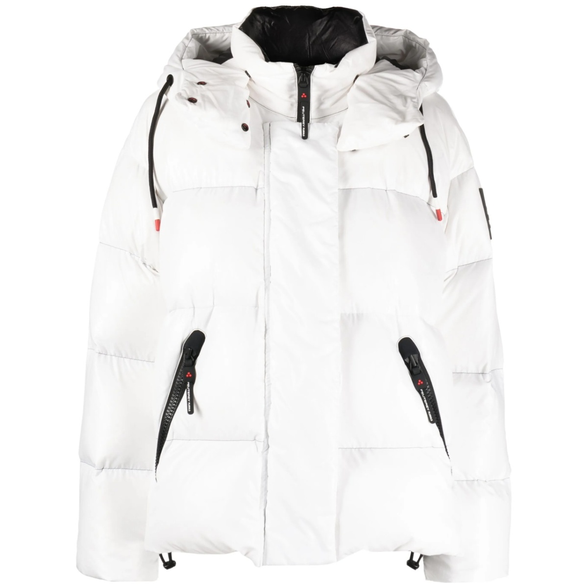 hooded feather-down padded jacket