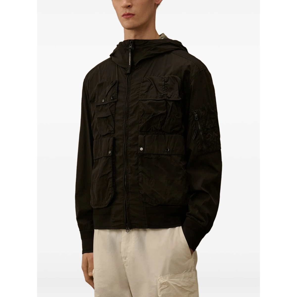 hooded multi-pocket jacket - Img 3