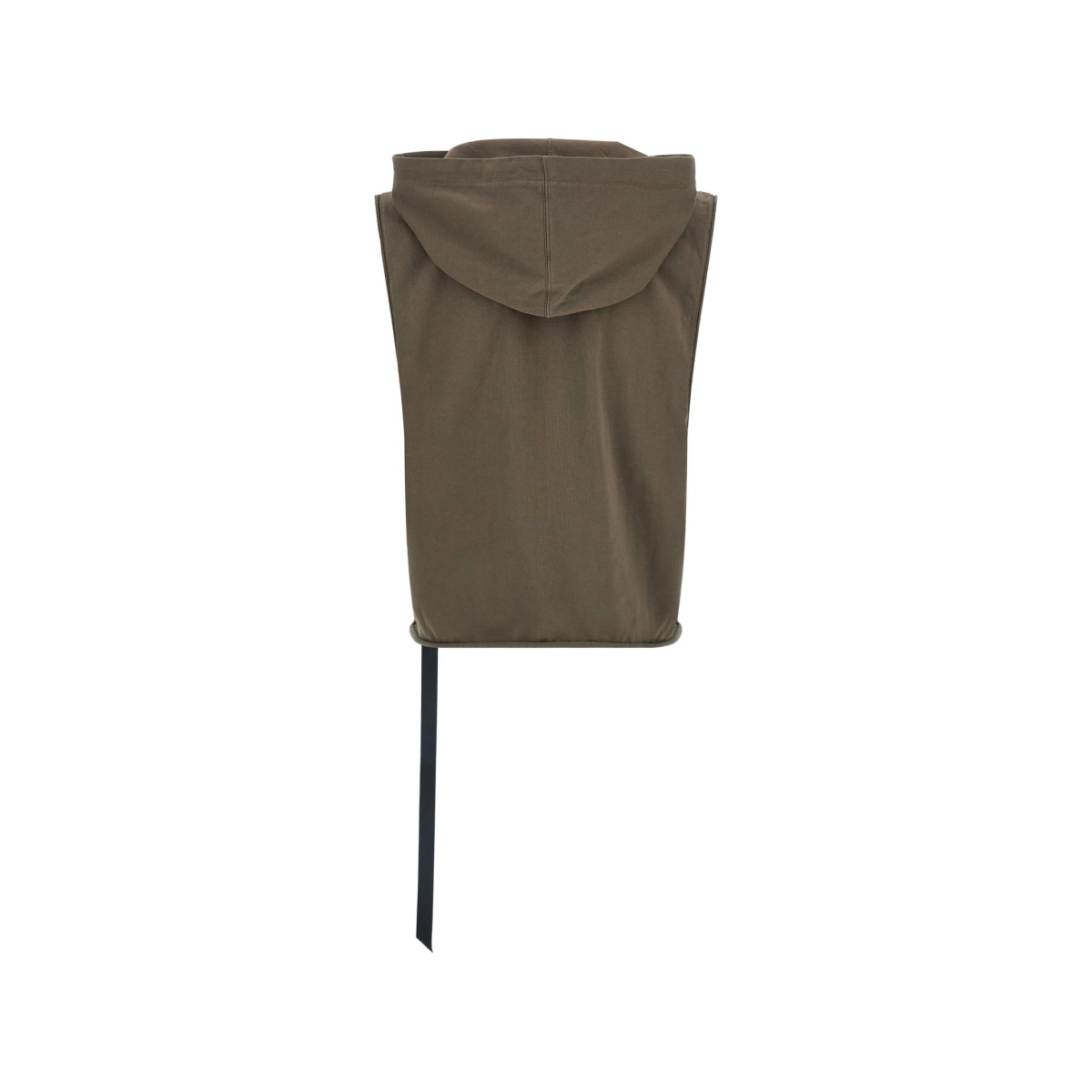 hooded raw-cut vest - Img 2