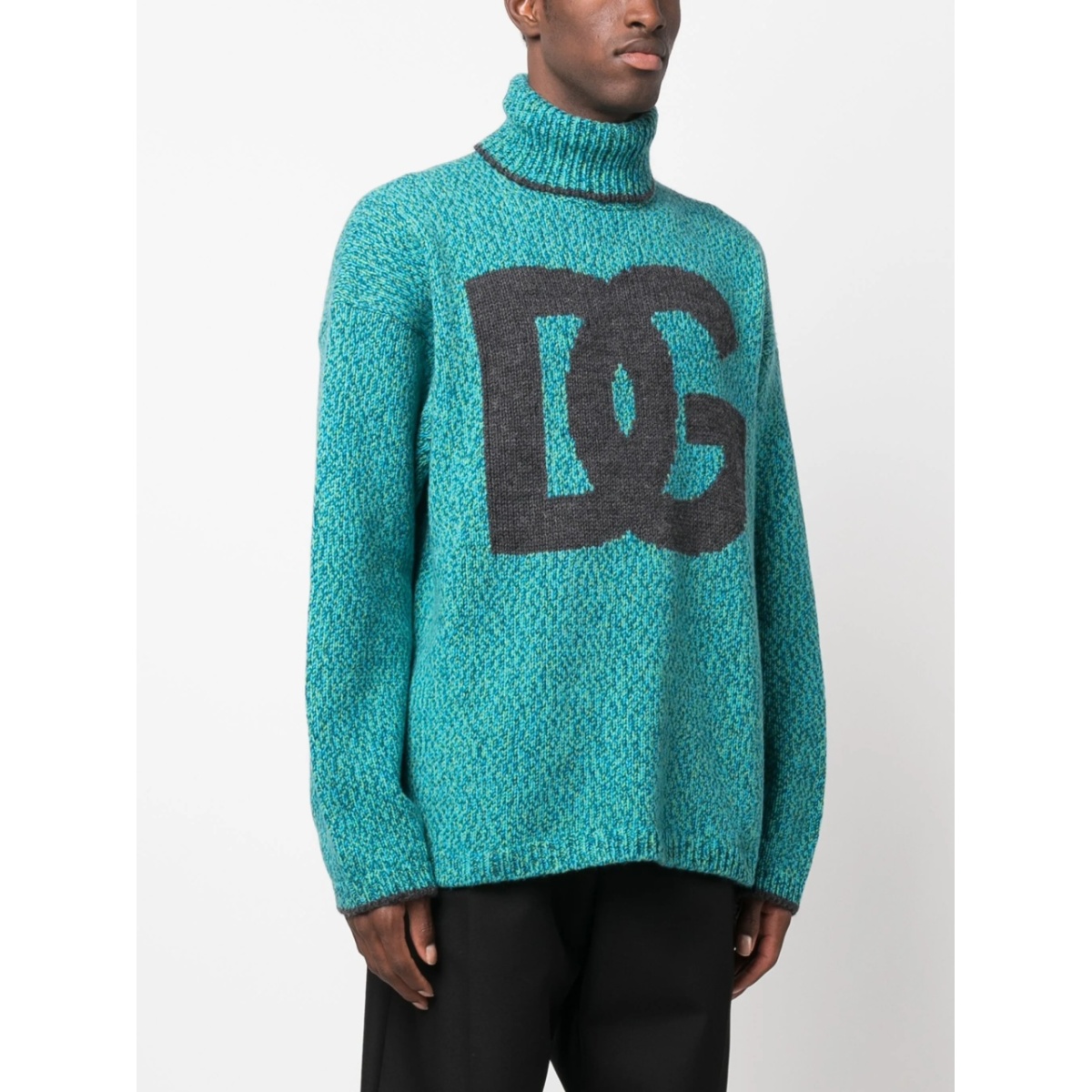 intarsia-knit logo jumper - Img 3