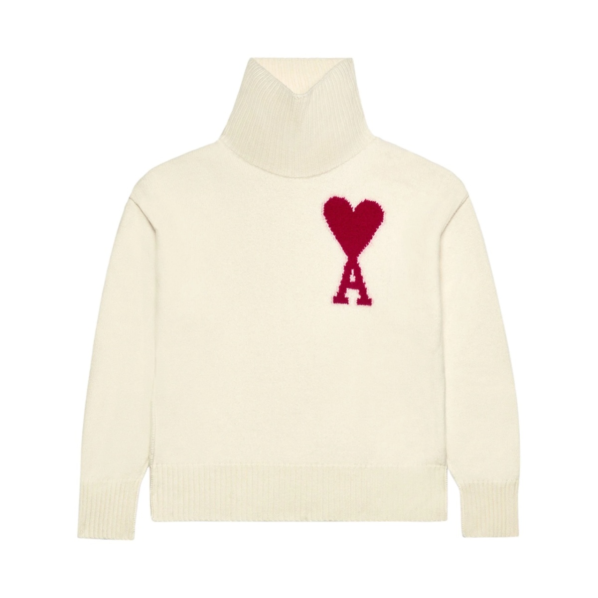 intarsia-logo wool jumper
