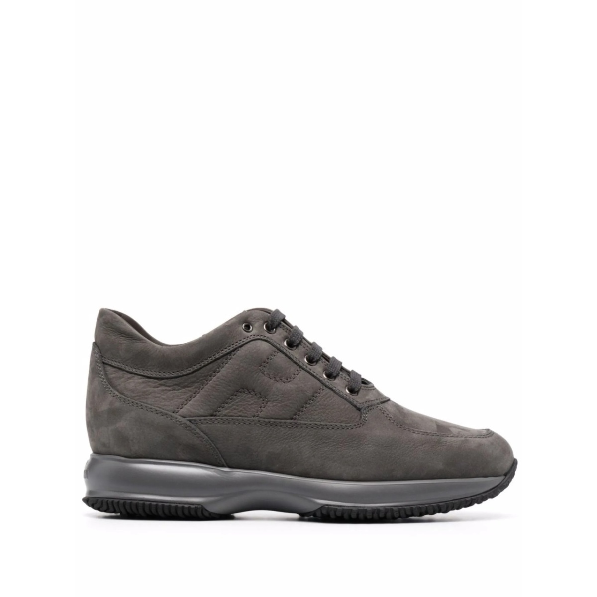 Interactive suede sneakers