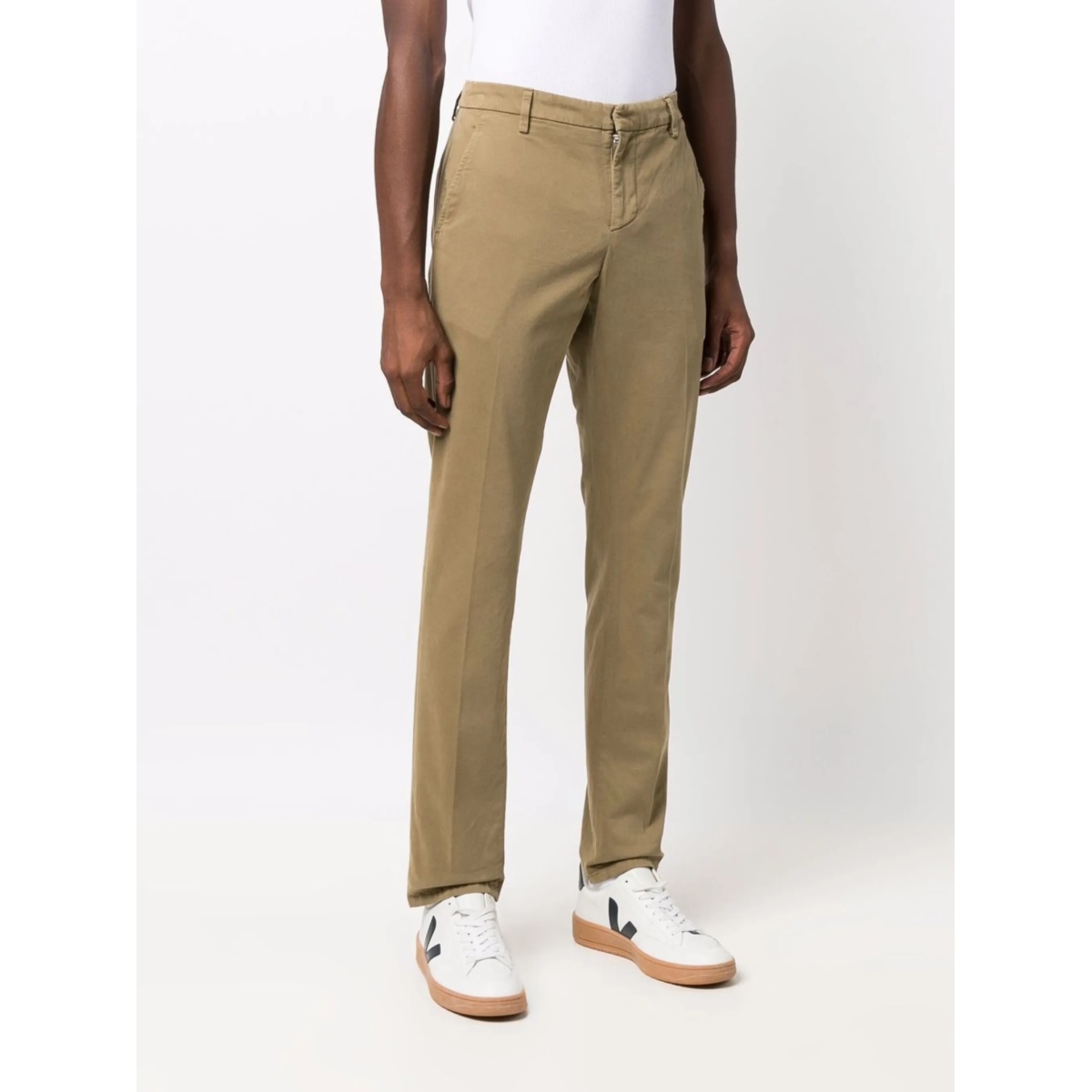 jetted-pocket cotton chinos - Img 3