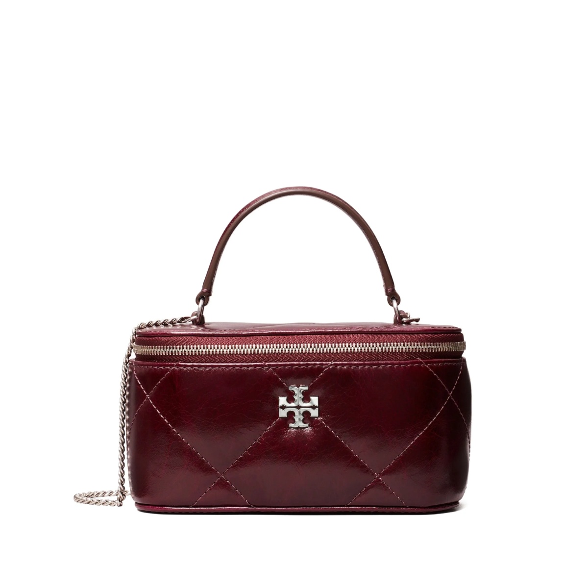 Kira quilted top-handle mini bag
