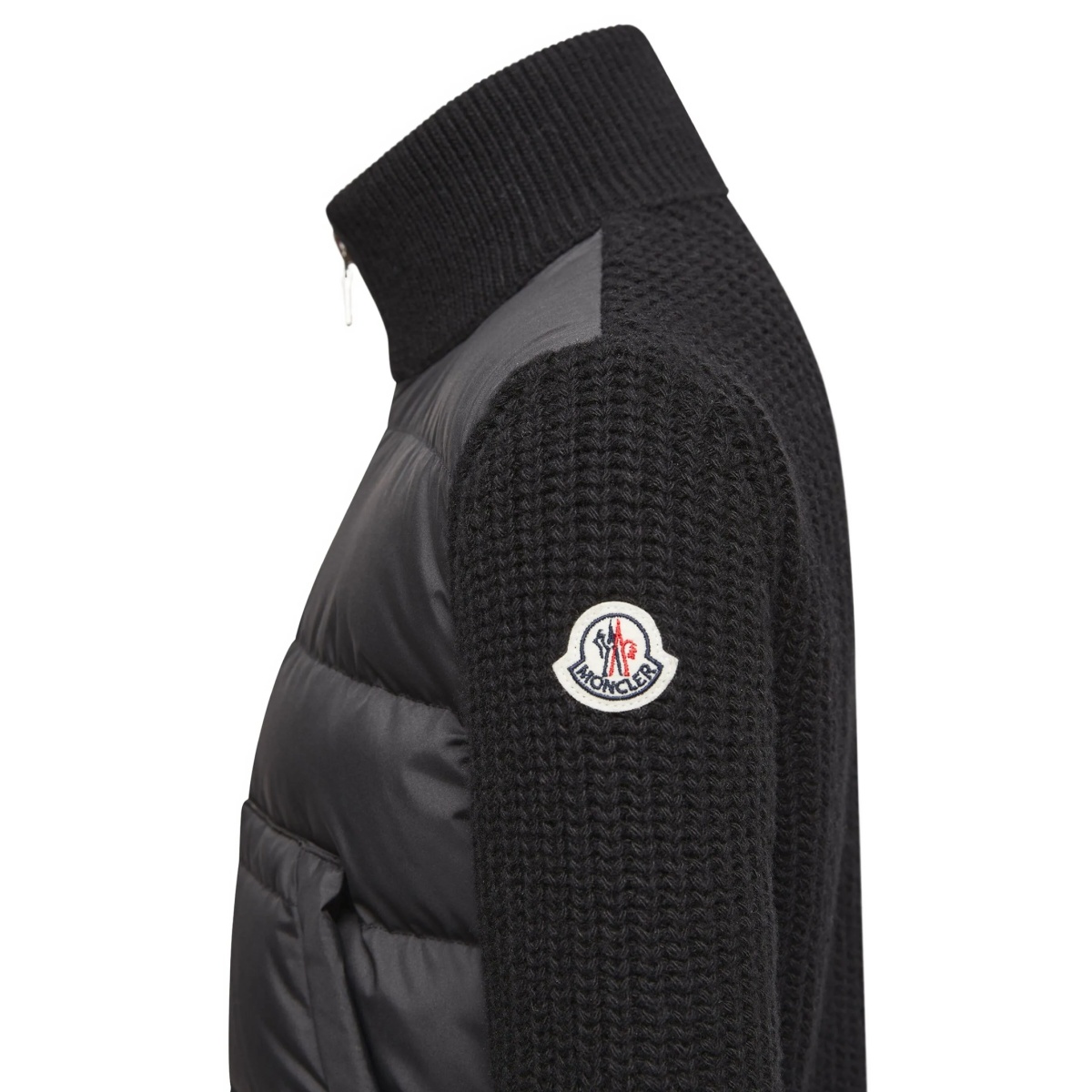 knitted-panel puffer jacket - Img 2