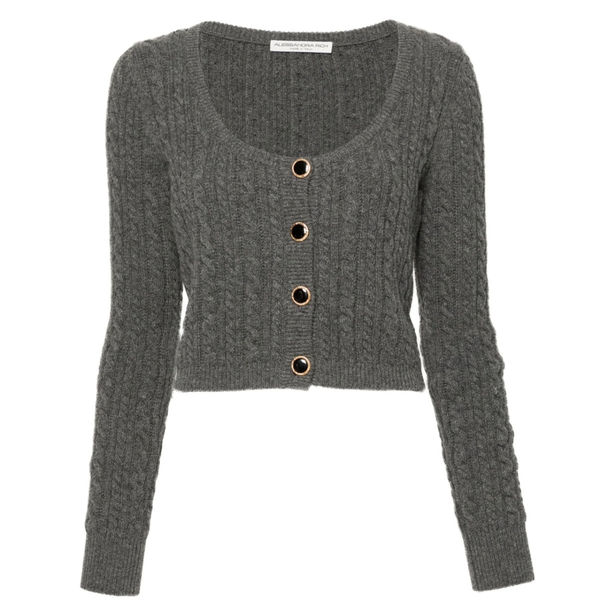 knitted wool cardigan
