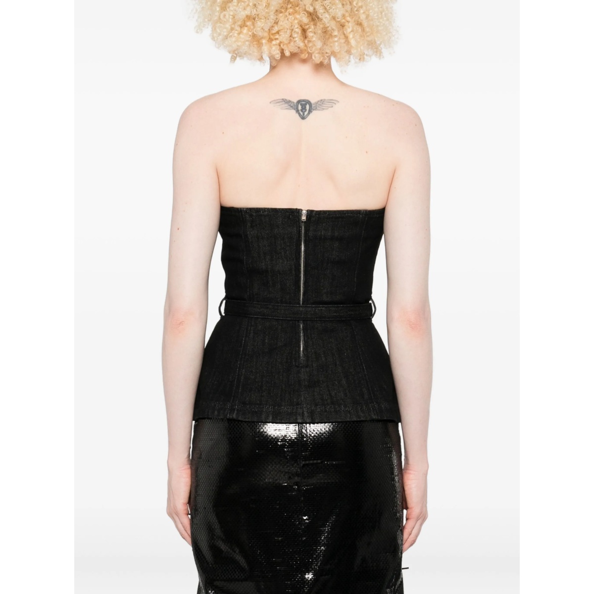 lace-trimmed ribbed top - Img 4