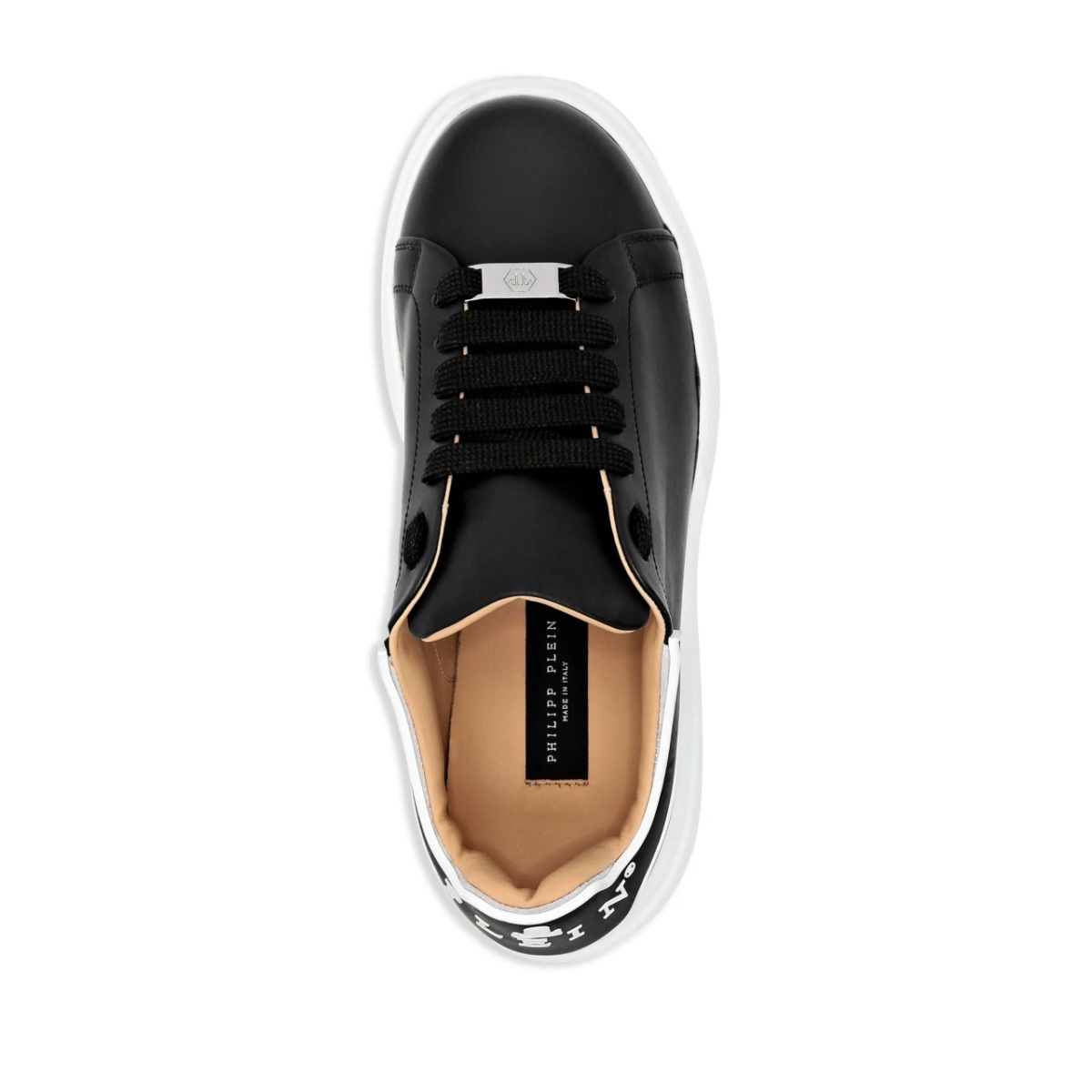 lace-up leather sneakers - Img 3