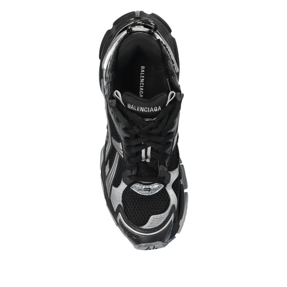 lace-up metallic trainers - Img 3