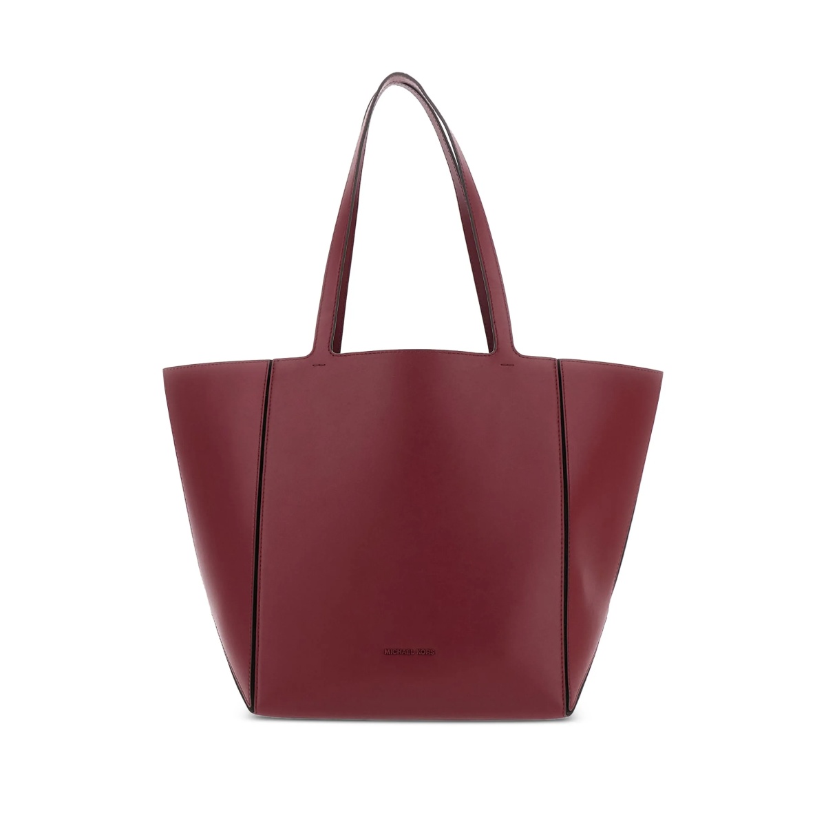 large Jordi leather panel tote bag