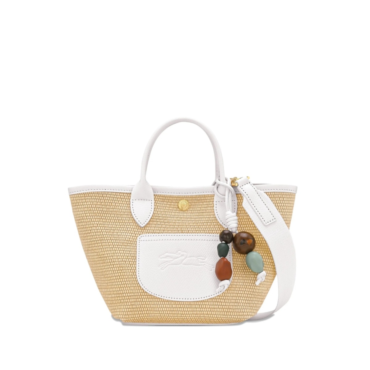 Le Pilage woven straw tote bag