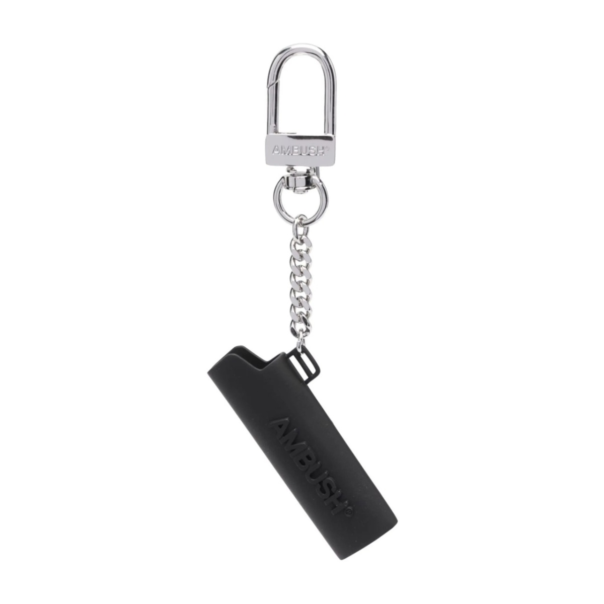 lighter case brass keychain