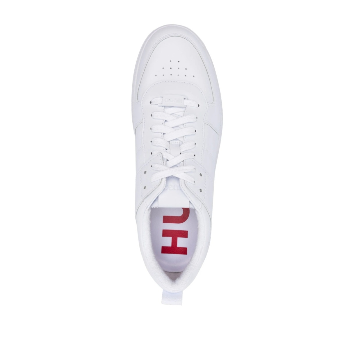 logo-embossed lace-up sneakers - Img 4