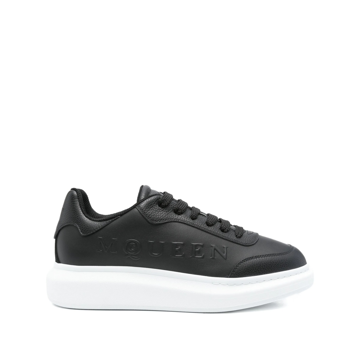 logo-embossed platform sneakers