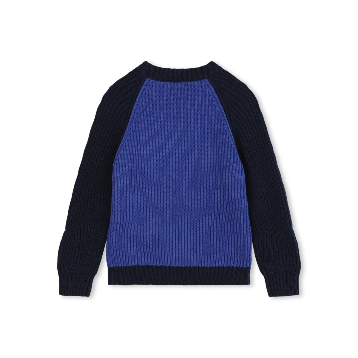 logo-embroidered colour-block jumper - Img 2