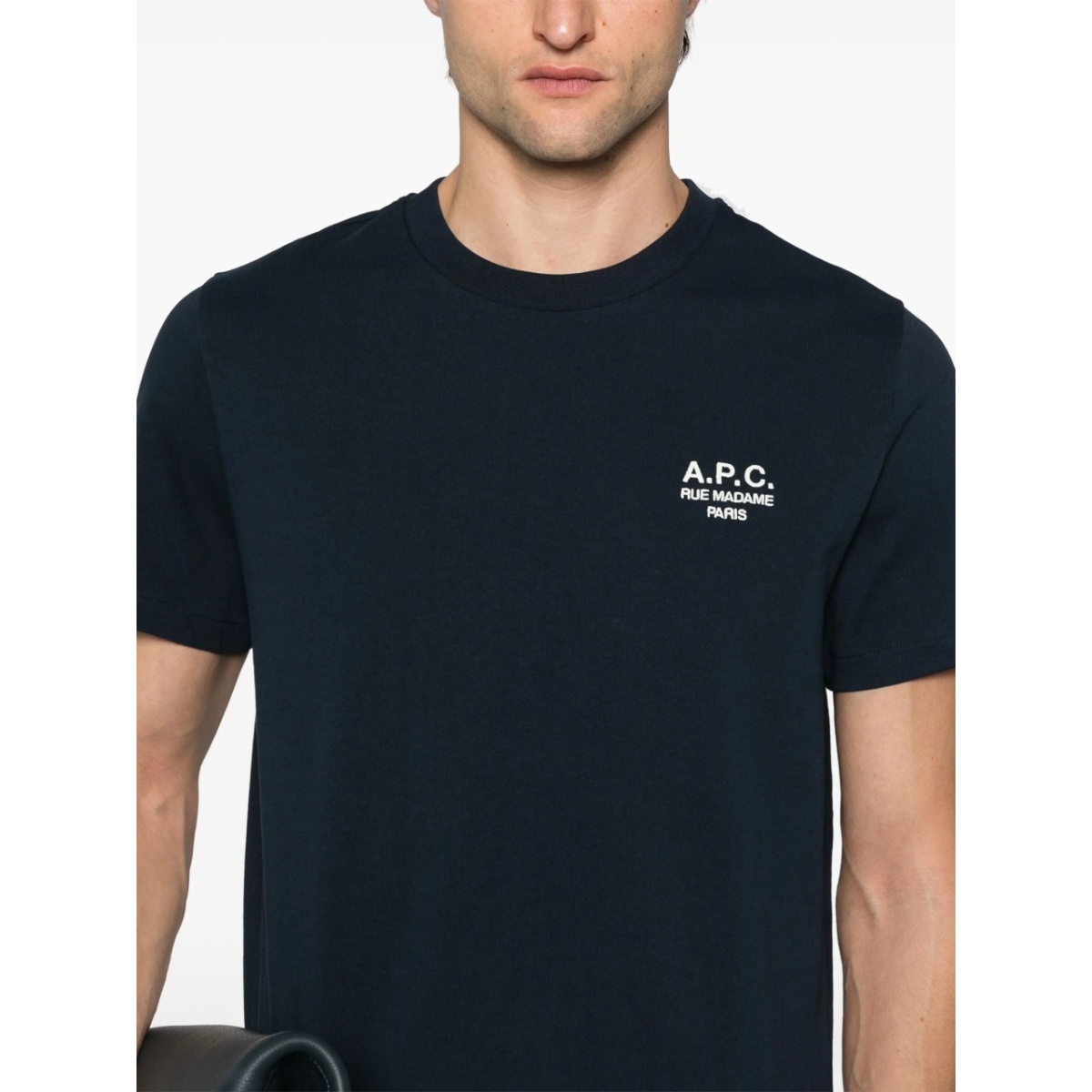 logo-embroidered cotton T-shirt - Img 5