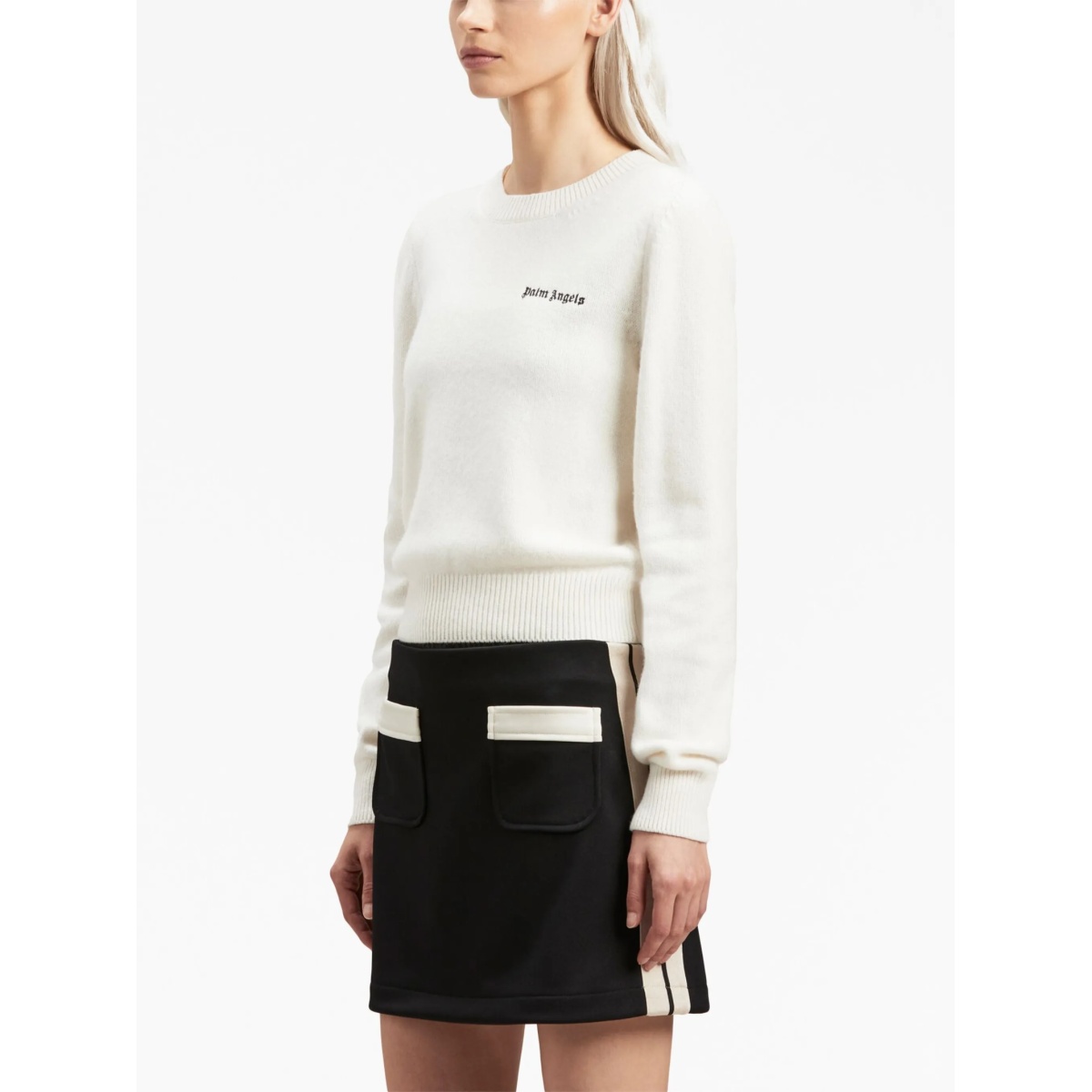 logo-embroidered crew-neck jumper - Img 4