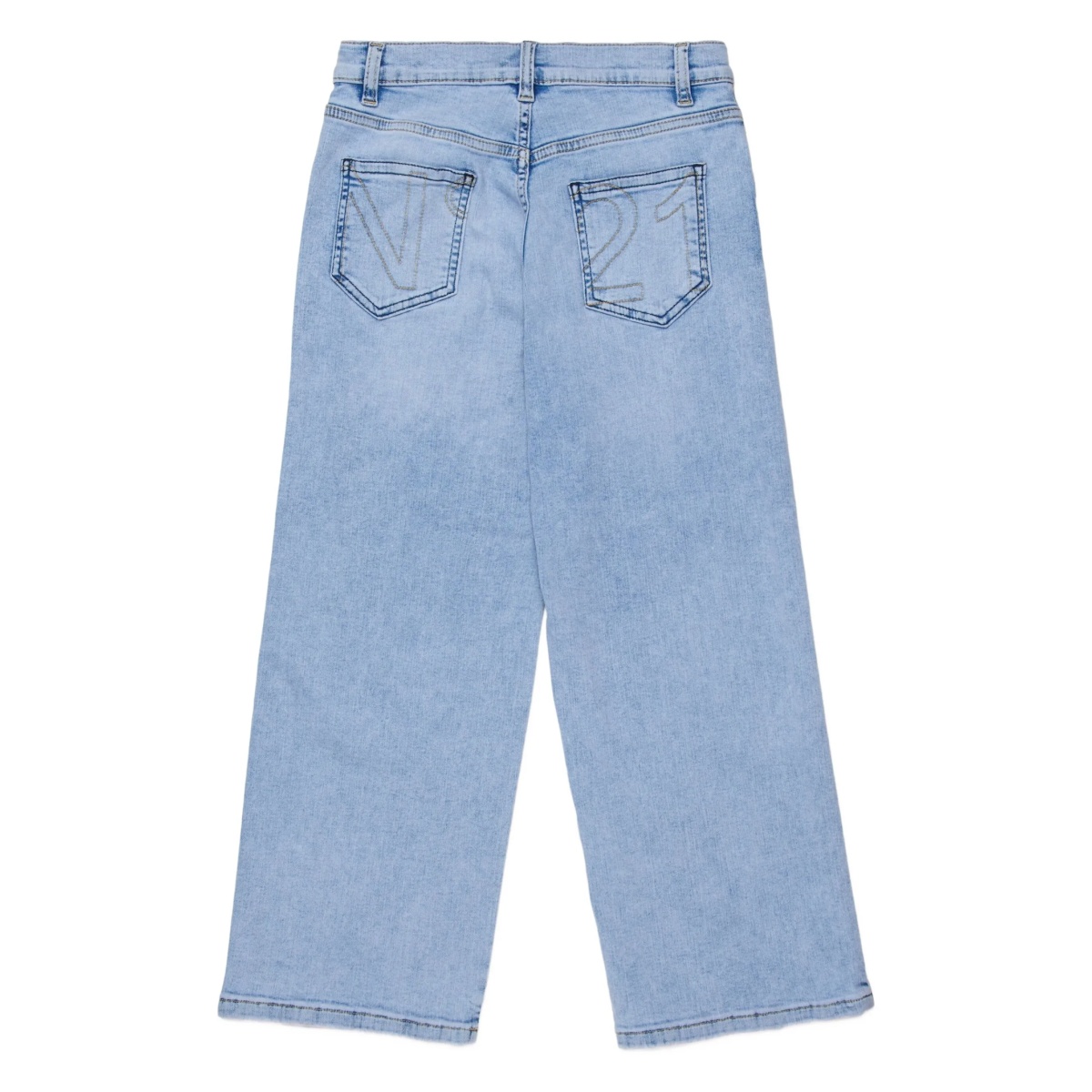 logo-embroidered five-pockets jeans - Img 2