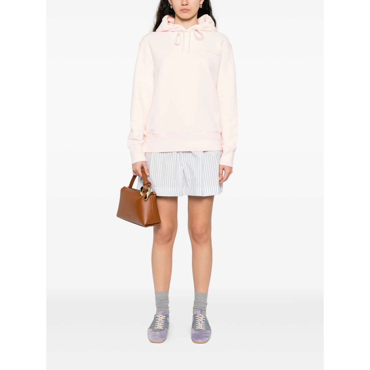 logo-embroidered hoodie - Img 2