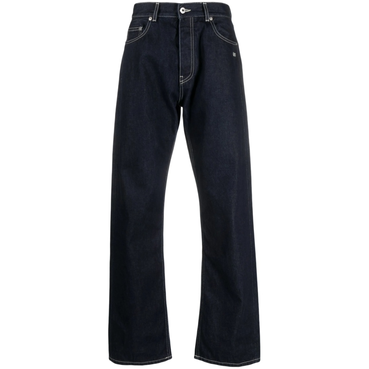 logo-embroidered skate jeans