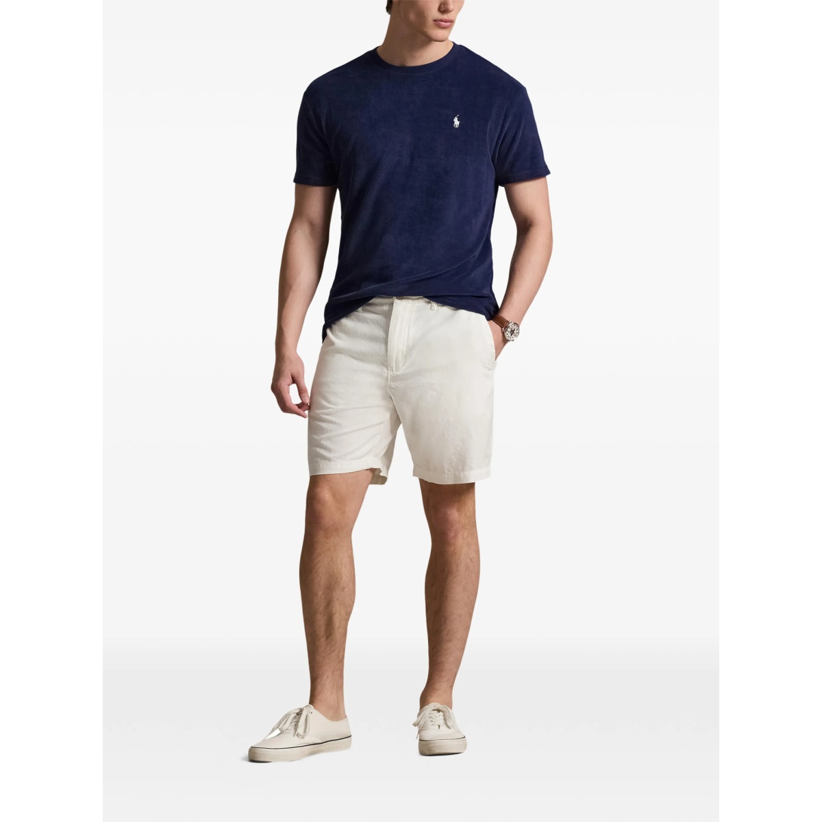 logo-embroidered T-shirt - Img 2