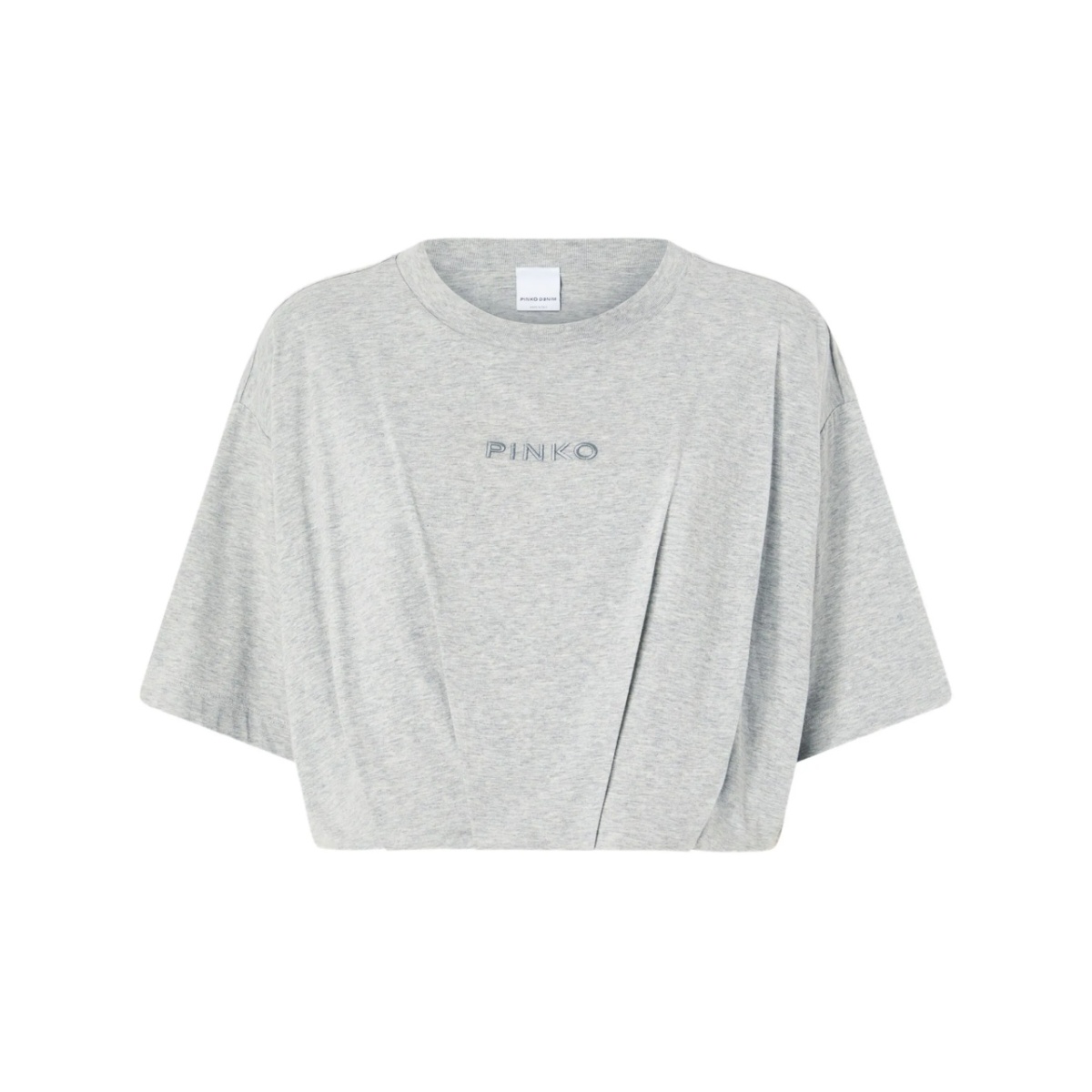 logo-embroidered T-shirt