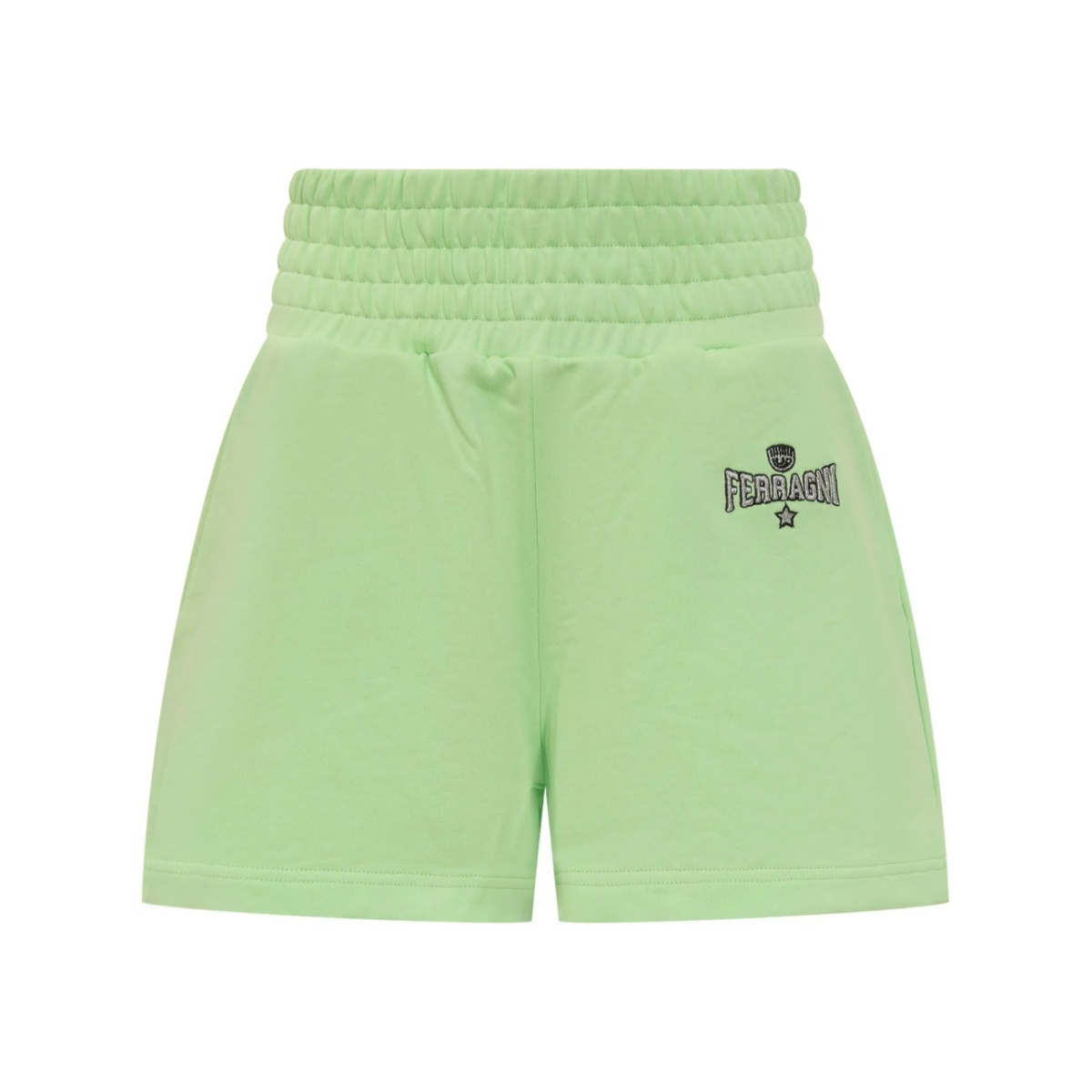 logo-embroidered track shorts
