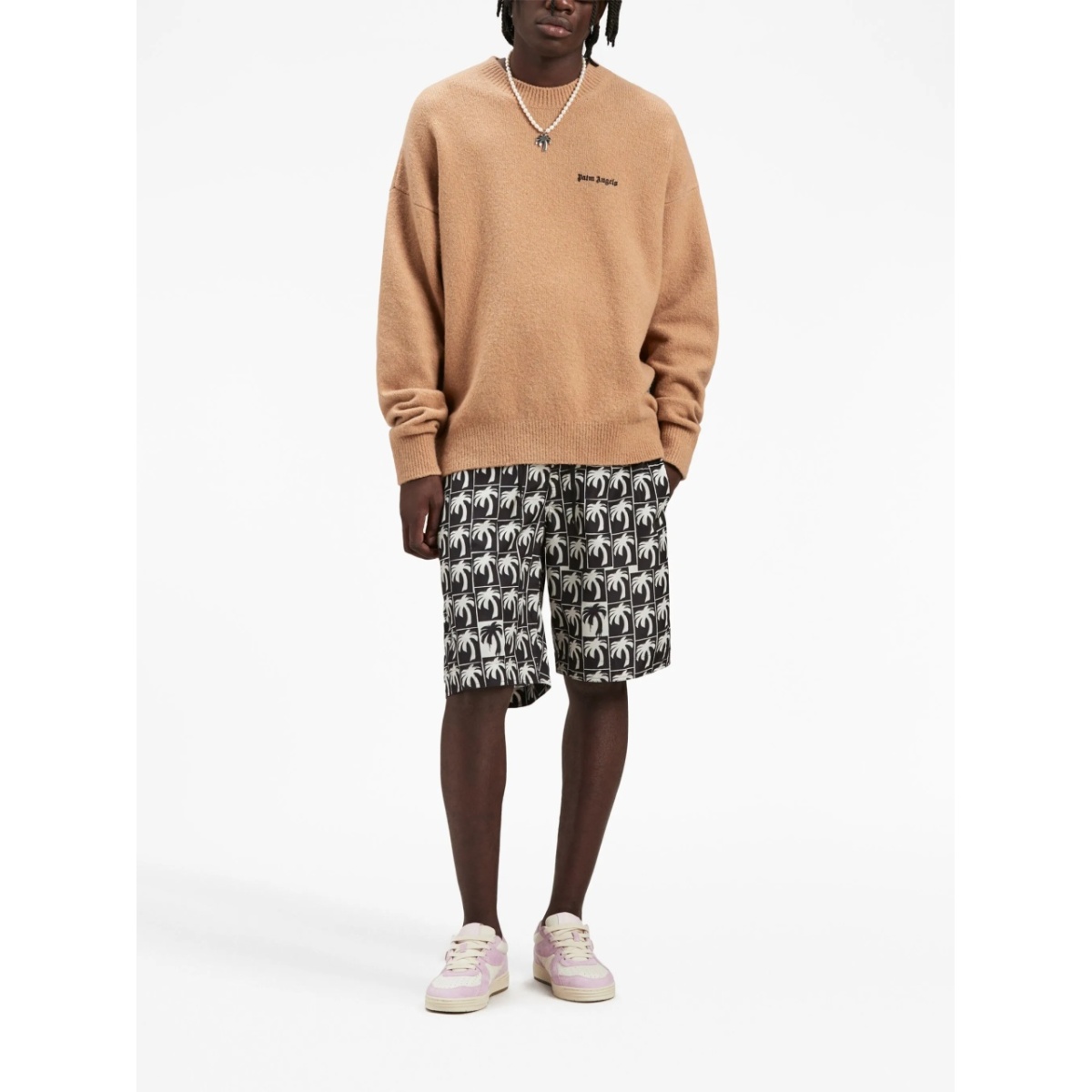 logo-embroidered wool-blend jumper - Img 2