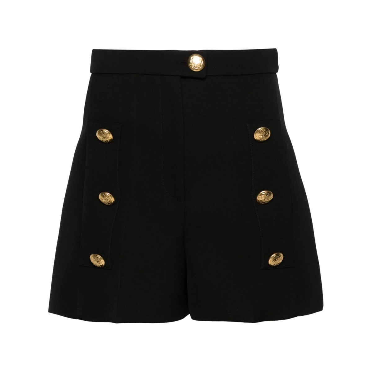 logo-engraved buttons shorts