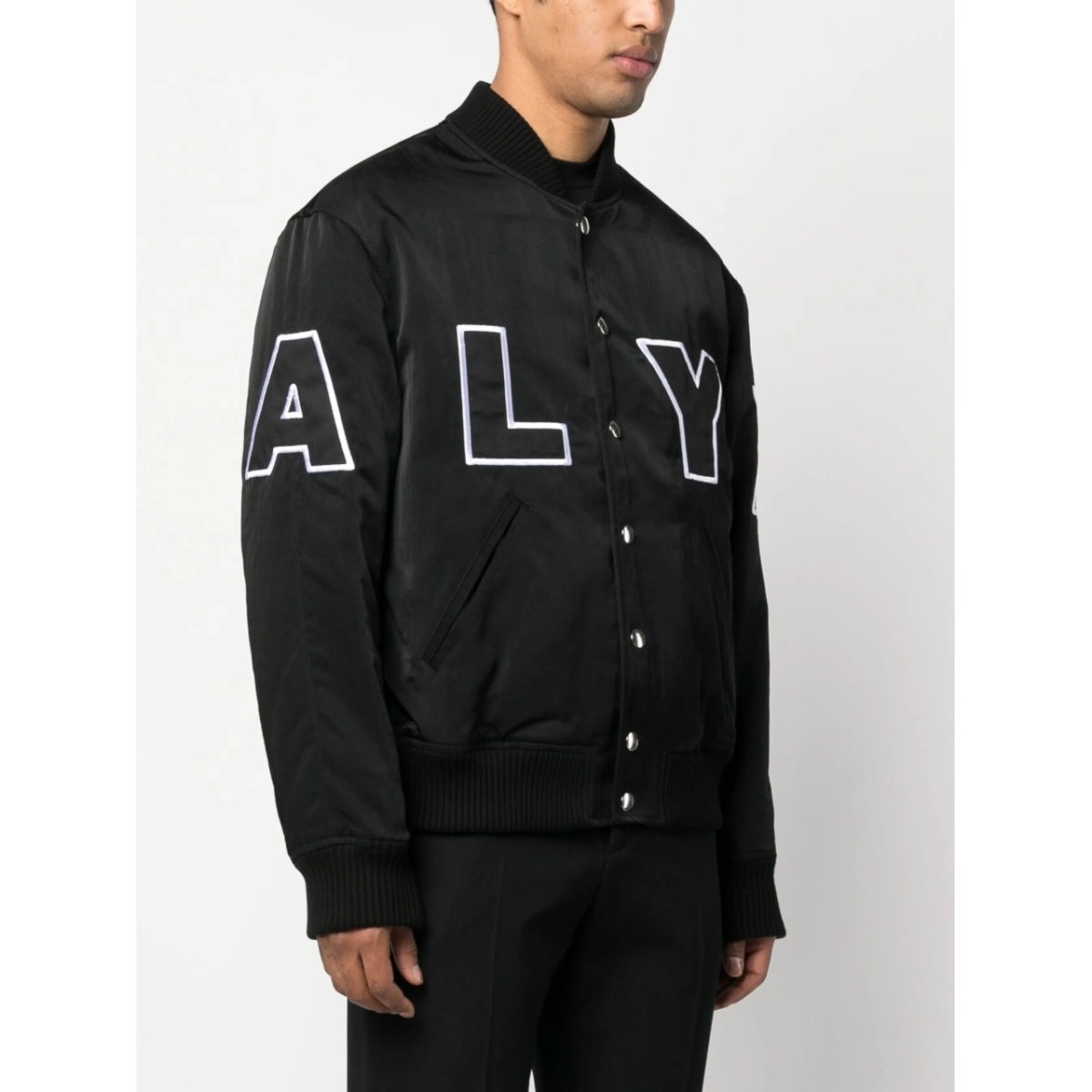 logo-patch bomber jacket - Img 3