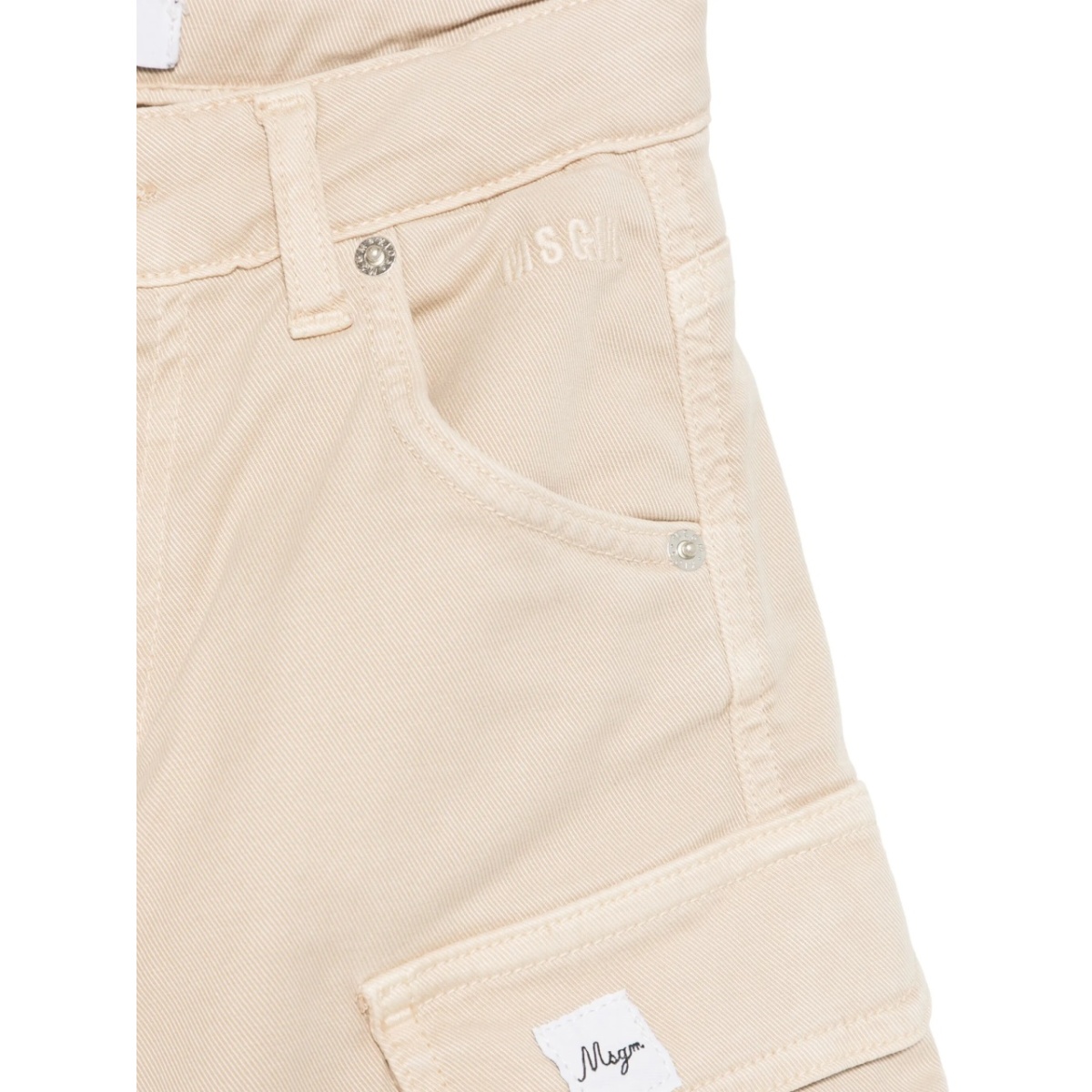 logo-patch cargo shorts - Img 3