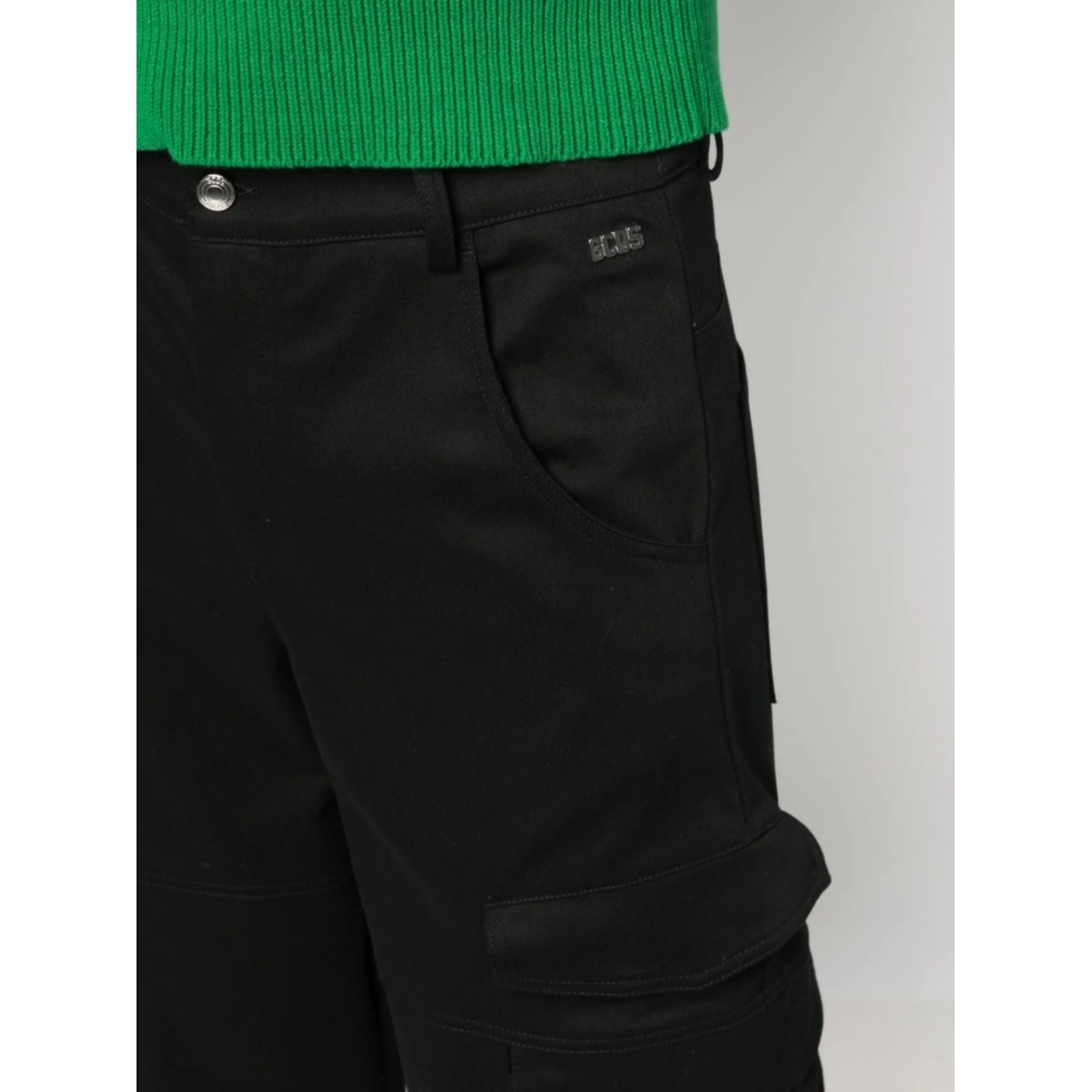 logo-patch cargo trousers - Img 5