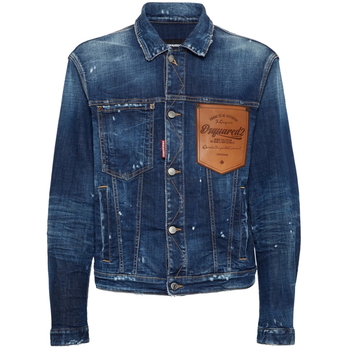 logo-patch denim jacket