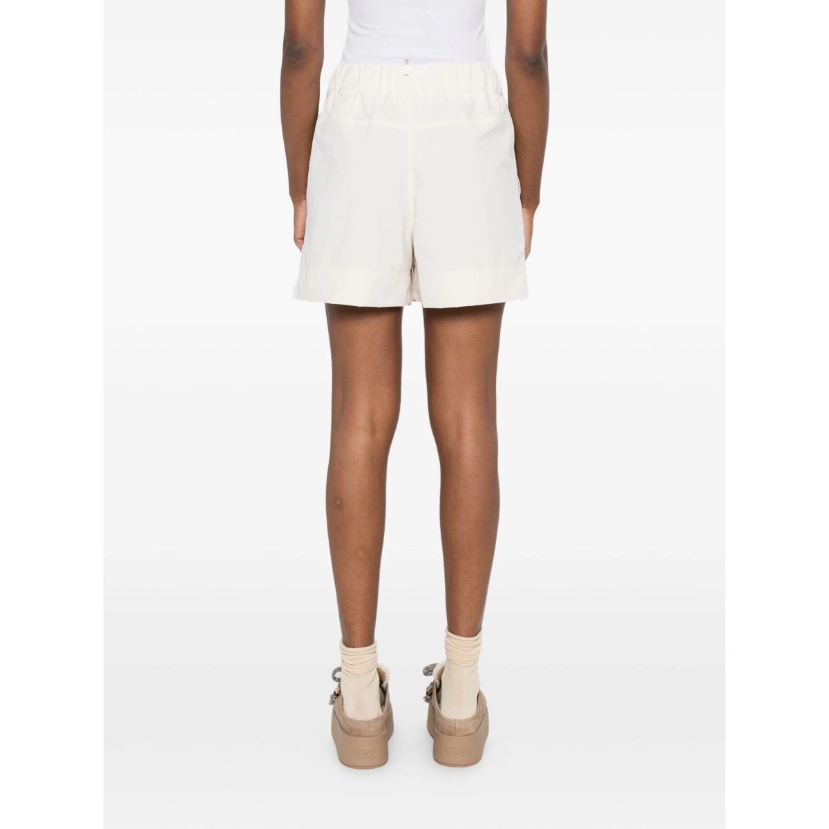 logo-patch drawstring shorts - Img 4