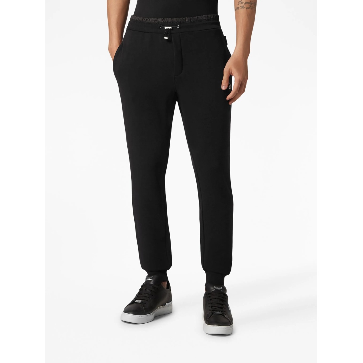 logo-patch drawstring track pants - Img 3