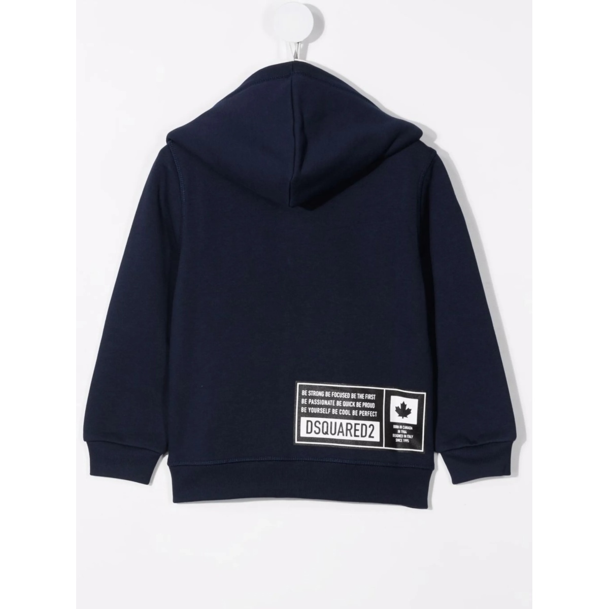 logo-patch hooded jacket - Img 2