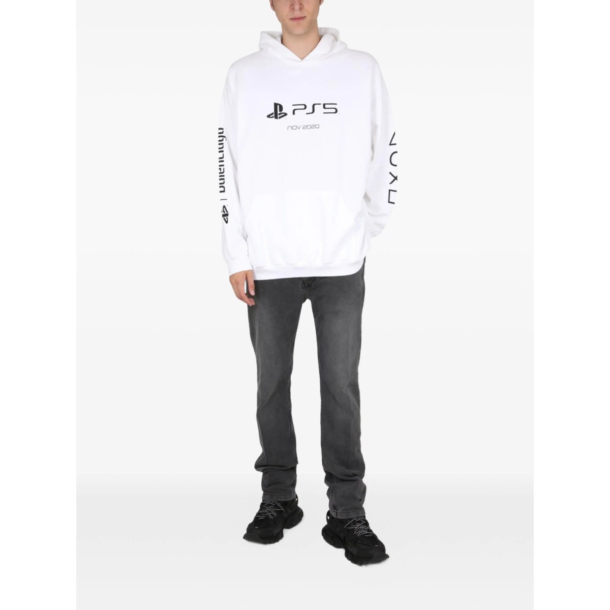logo-patch jeans - Img 2