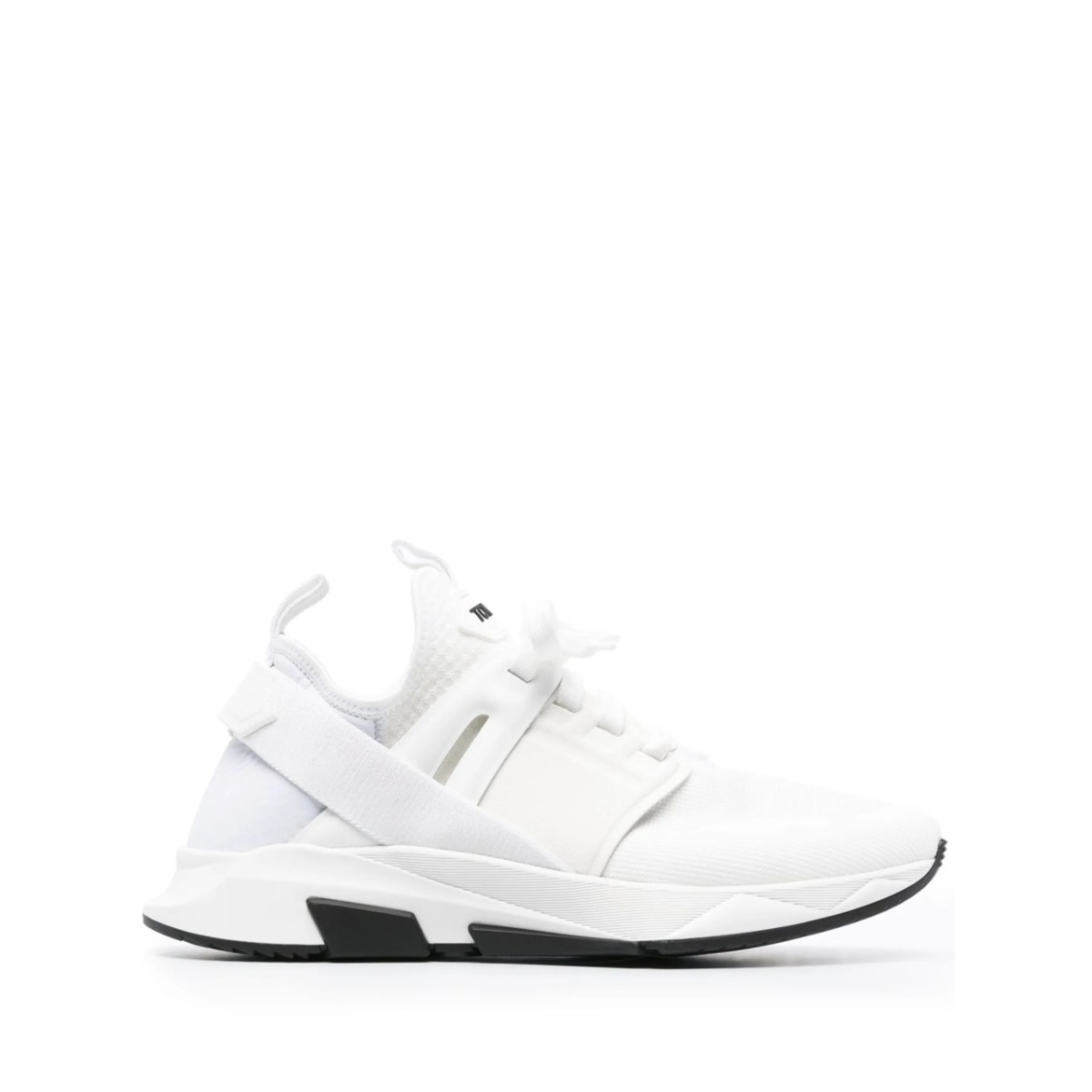 logo-patch lace-up sneakers