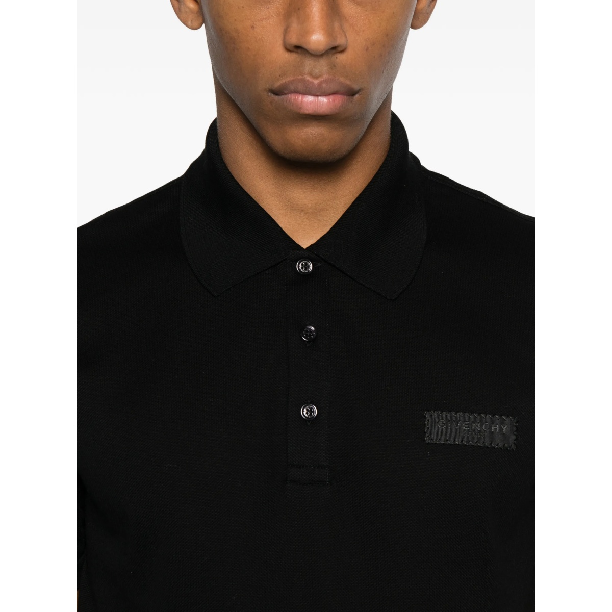 logo-patch polo shirt - Img 5